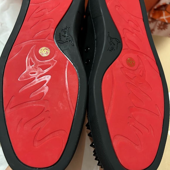 Black Fashion Sneakers with Studded Design - Picture 5 of 5